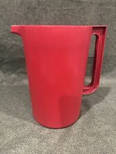 Vintage Tupperware Red Gallon Pitcher  1416-4 *no Lid* picture