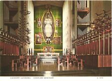 Coventry England Coventry Cathedral Choir And Sanctuary Postcard picture