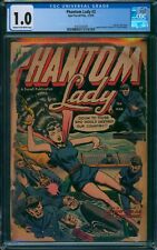 Phantom Lady #2 (1955) ⭐ CGC 1.0 ⭐ Last Pre-Code Golden Age GGA Ajax-Farrell picture