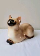 Vintage Goldscheider Siamese Cat Figurine 4.5
