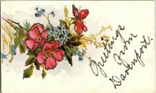 1910. GREETINGS FROM DAVENPORT, IOWA. POSTCARD. DC1 picture