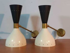 A pair of 1950's style Stilnovo Italian diabolo Wall light Mid Century Wall Lam picture