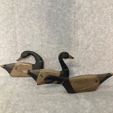 Set Of 3 Vintage Boyd's Collection Canadain Geese Painted Wood picture