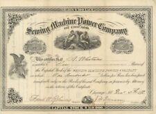 Sewing Machine Power Company of Chicago - Stock Certificate - General Stocks picture