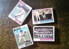 1974 Topps Baseball Partial Set 100 cards ALL DIFFERENT NR-MINT picture