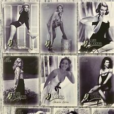 Complete set of 14 Futera Platinum Screen Goddesses trading cards. 1999. picture