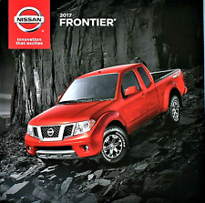 2017 NISSAN FRONTIER PICKUP  DELUXE SALES BROCHURE CATALOG ~ 20 PAGES picture