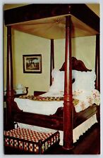 Interior~Bedroom In Rosalie Natchez Mississippi~Vintage Postcard picture