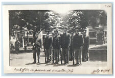 1914 P.O.S of A. Fraternal 4th July Parade Dunellen New Jersey NJ Antique Photo picture