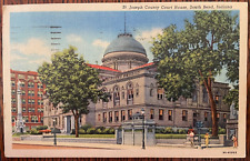 Vintage Postcard 1953 St. Joseph County Court House, South Bend, Indiana (IN) picture