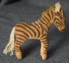 FROM A LIFETIME COLLECTION OF STEIFF TEDDY BEARS AND ANIMALS: OLDER MINI ZEBRA picture