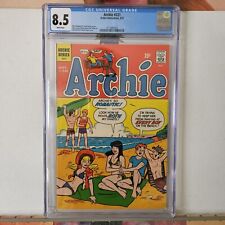 ARCHIE 221 CGC 8.5 WP. 1972 Dan DeCarlo Beauty Beach Cover Alone On Census picture