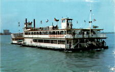 Memphis Showboat, Port of Memphis, paddlewheeler, Beale St. Music, Postcard picture