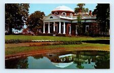 Monticello Fish Pond Garden Charlottesville VA Postcard picture
