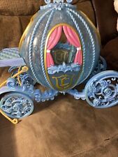 Disney Classic Cinderella Barbie Horse Blue Carriage Rare Fast Shipping picture