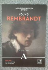 Young Rembrandt Double Sided Flyer Ashmolean Museum Oxford 27/2 - 7/6/2020 picture
