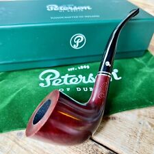 Peterson Killarney Red Smooth Bent Dublin (129) Fishtail Pipe - New picture