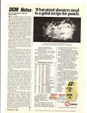 1980 Print Ad Omark Industries What pistol shooters need is a good recipe for picture