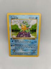 Squirtle 63/102 1st Edition Shadowless Base Set - WOTC Heavy Played #1 picture