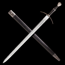 Custom & Handmade Functional Battle Ready Bastard Sword Viking Age sword picture