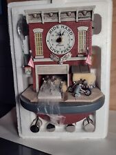 Bradford Exchange Cuckoo Clock with Lights: Freedom Choppers Motorcycle Garage picture