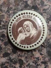 Vintage God Bless Mother Pin picture
