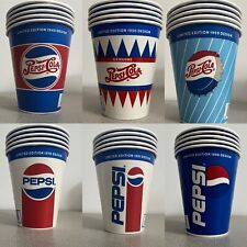 *NEW PEPSI PAPER COLLECTOR CUPS*|5 of Each of The 6 Designs|1945/50/59/78/91/98 picture