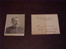 1800s Civil War Rear Admiral George Brown Autographed Signed Note US Navy picture