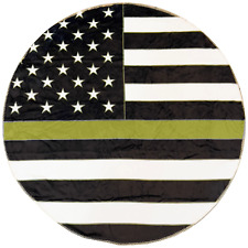 EL10-017 Official America's Front Line Thin Gold Line 911 Emergency Dispatcher R picture