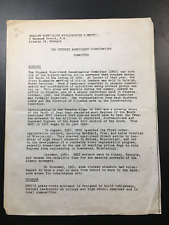 SNCC Original Typed Document 1960's Civil Rights Movement  picture