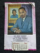 1985 MARTIN LUTHER KING Jr MLK calendar African American store Philadelphia PA  picture