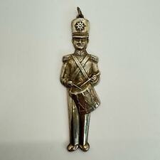 Vintage Gorham 80 Sterling Silver Toy Soldier Drummer Boy Christmas Ornament picture