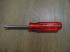 Vintage Red Handled Xcelite HS9 HS-9 7/16 Nut Driver Socket Screwdriver USA Tool picture