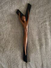 Modernist Abstract Carved Hardwood Crucifix, Corpus of Christ Sculpture Cross picture