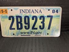 2004 INDIANA LICENSE PLATE with 2010 STICKER ...... (2B9237) picture
