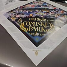 Vintage  Old Style Beer Poster Chicago White Sox Comiskey Park NEW picture