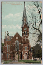 Postcard First Congregational Church Middletown New York  Orange County NY picture