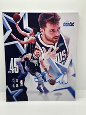 Luka Doncic Mavs Signed Autographed Photo Authentic 8x10 COA picture