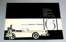 1953 KAISER DARRIN 161 - LARGE Brochure - 8-page Folder Poster - ORIGINAL picture