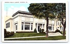 Warren Public Library Warren PA 1935 Postcard picture