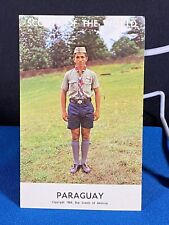 Paraguay Boy Scouts of the World 1968 BSOA Unposted Postcard picture