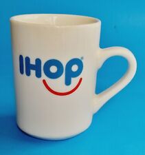 IHOP Smiley Face COFFEE MUG Restaurant Style Ivory Ceramic picture