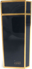 Working Cartier Gas Lighter navy Gold without box picture