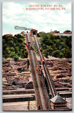 Pittsburgh, Pennsylvania - Incline Railway to Mt. Washington - Vintage Postcard picture