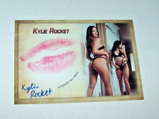 2023 Collectors Expo Model Kylie Rocket Autographed Kiss Card picture