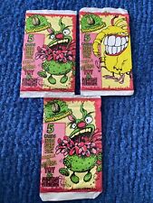 3 SEALED PACKAGE BRAIN STRAINING DOODLEWONKERS TRADING CARDS picture