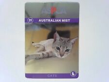 Foil Australian Mist Cat #31 2016 ASPCA Pets & Creatures Trading Cards LB1 picture