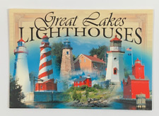 Great Lakes Lighthouses Michigan Multiview Postcard Unposted picture