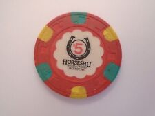 $5 HORSESHU JACKPOT Nevada Casino Poker Chip picture
