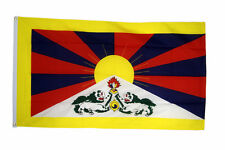 Tibet Large Flag 5 x 3 FT - 100% Polyester With Eyelets - Asia picture